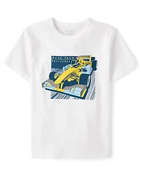 Boys Racecar Graphic Tee