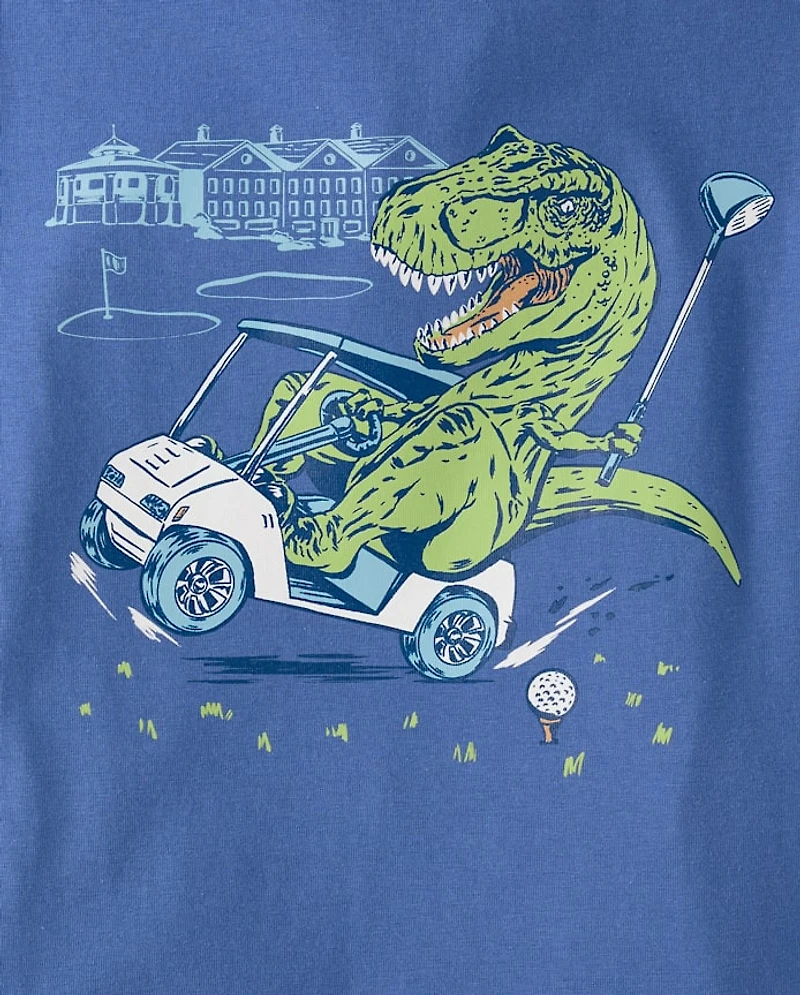 Boys Dino Golf Graphic Tee