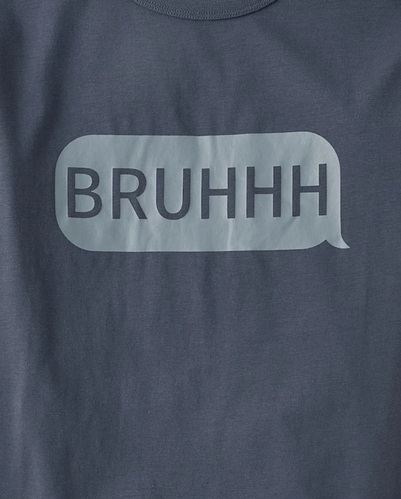 Boys Bruhhh Graphic Tee