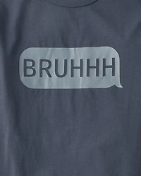 Boys Bruhhh Graphic Tee