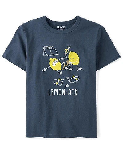 Boys Lemon Aid Graphic Tee