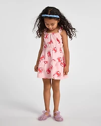 Baby And Toddler Girls Print Ruffle Dress