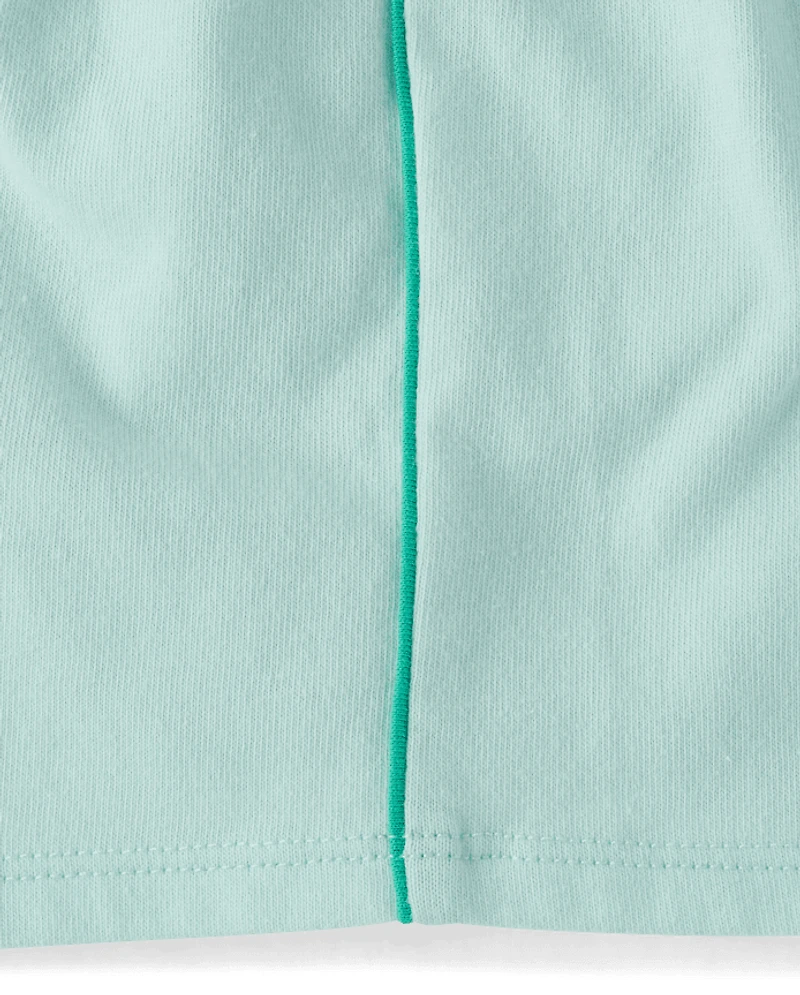 Baby And Toddler Girls Paperbag Waist Pull On Flowy Shorts