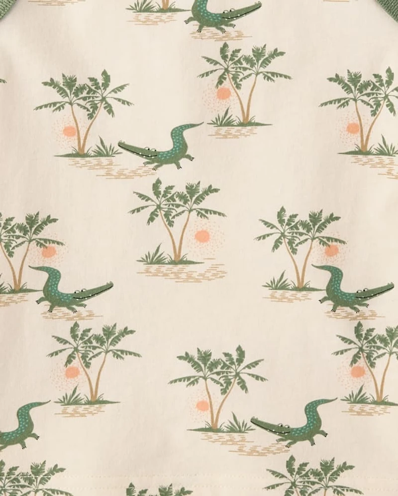 Baby And Toddler Boys Crocodile Tank Top