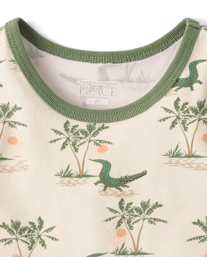 Baby And Toddler Boys Crocodile Tank Top