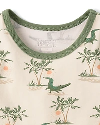 Baby And Toddler Boys Crocodile Tank Top