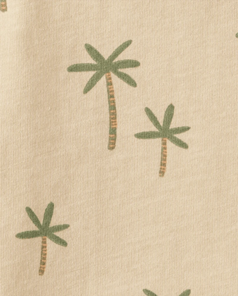 Baby And Toddler Boys Palm Tree Henley Tank Top