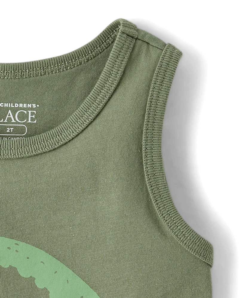 Baby And Toddler Boys Crocodile Tank Top