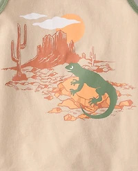 Baby And Toddler Boys Lizard 2-Piece Outfit Set