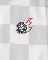 Baby And Toddler Boys Racecar 2-Piece Outfit Set