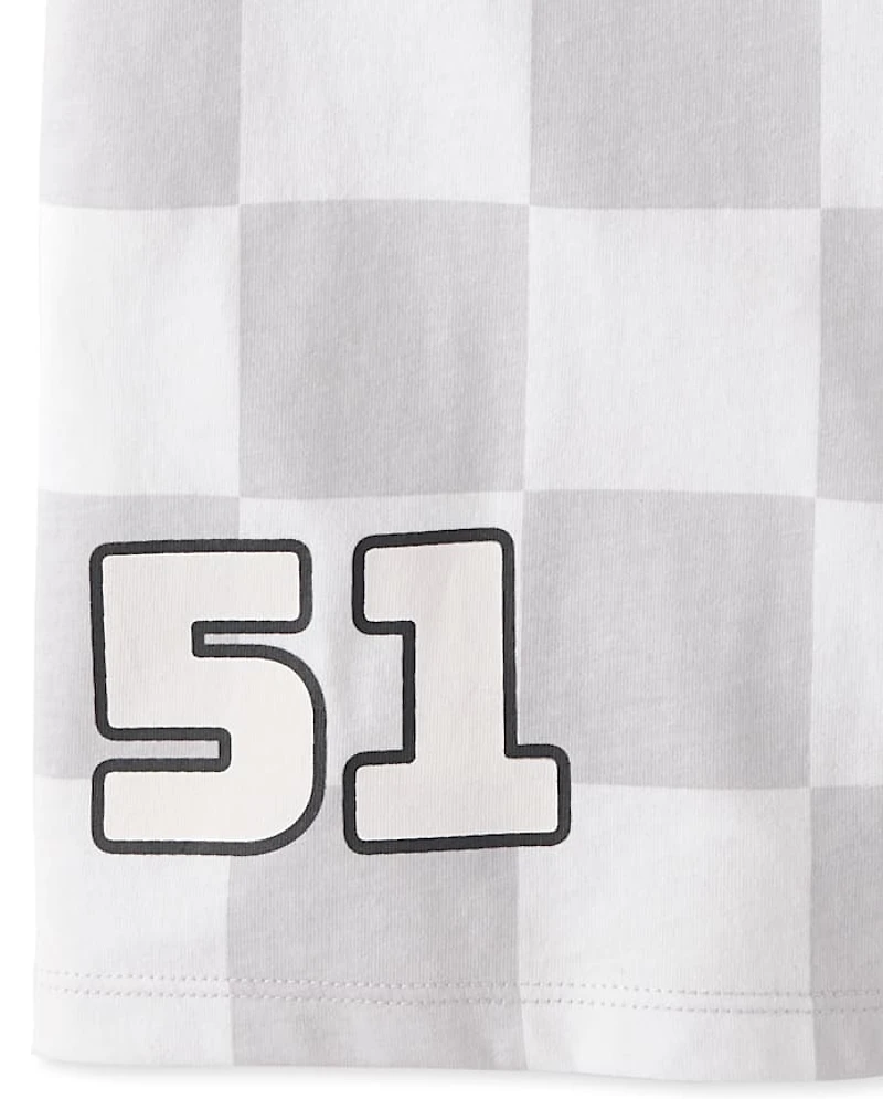 Baby And Toddler Boys Racecar 2-Piece Outfit Set