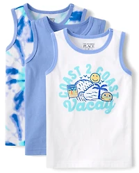Baby And Toddler Boys Tank Top 3-Pack