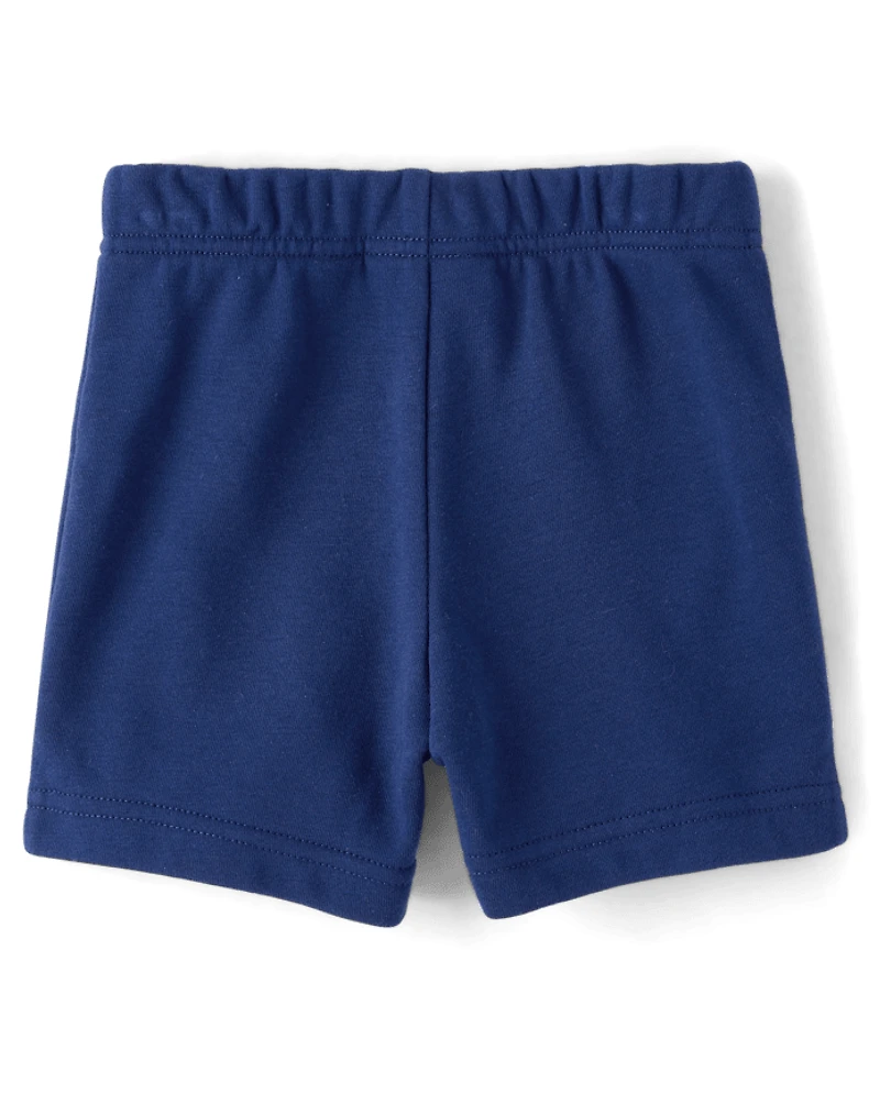 Baby And Toddler Boys Crab French Terry Active Shorts 3-Pack