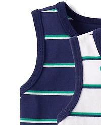 Baby And Toddler Boys Graphic Tank Top 3-Pack