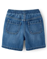 Baby And Toddler Pull On Jean Shorts