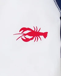 Baby And Toddler Boys Graphic Rashguard Swimsuit