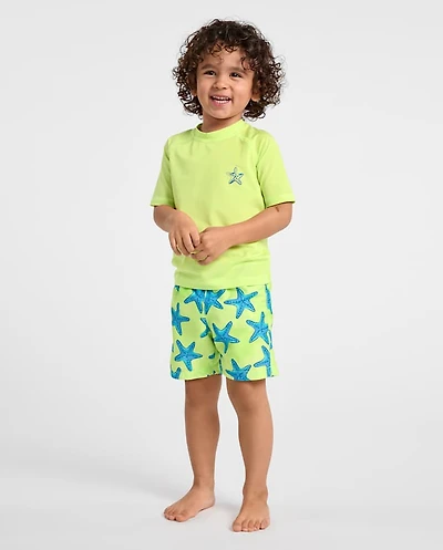 Baby And Toddler Boys Graphic Rashguard Swimsuit