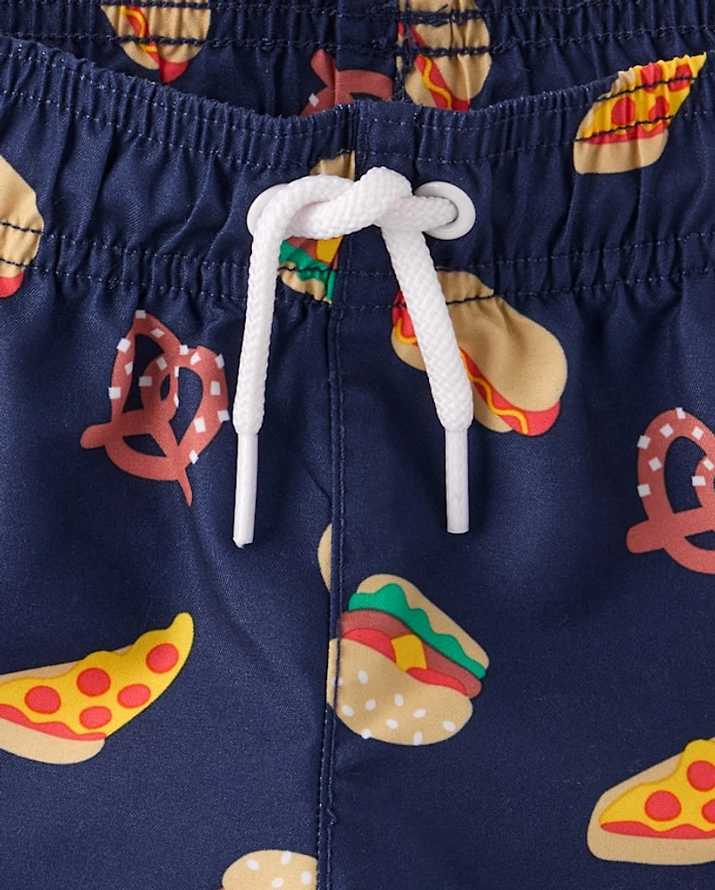 Maillot de bain anti-UV à motifs pour bébés et petits garçons