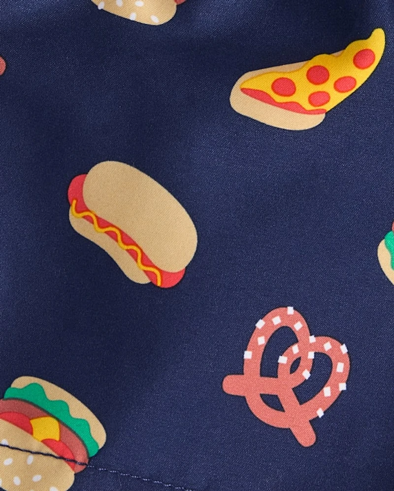 Maillot de bain anti-UV à motifs pour bébés et petits garçons