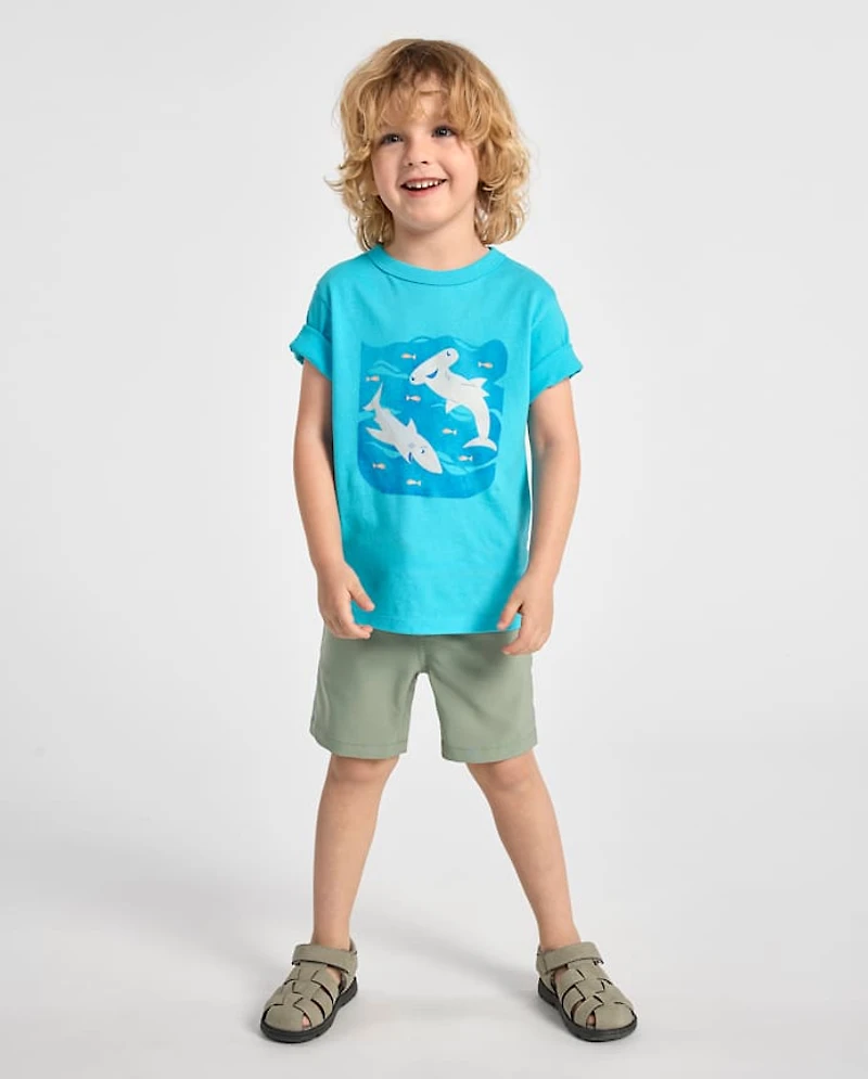 Baby And Toddler Boys Quick Dry Pull On Shorts