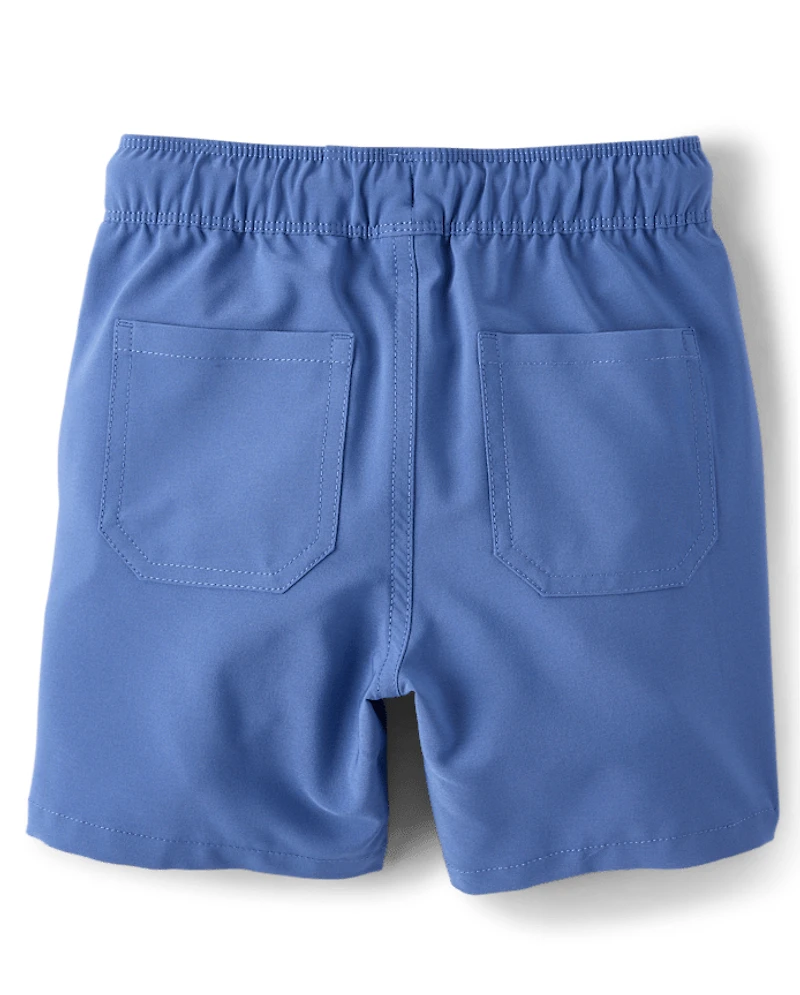 Baby And Toddler Boys Quick Dry Pull On Shorts