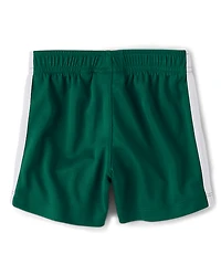 Baby And Toddler Boys Quick Dry Striped Lined Mesh Active Shorts