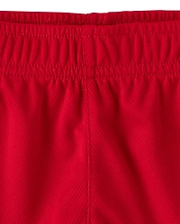 Baby And Toddler Boys Quick Dry Striped Lined Mesh Active Shorts