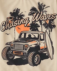 Boys Surfboard Vehicle Pajamas