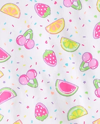 Girls Fruit Candy Snug Fit Cotton Pajamas