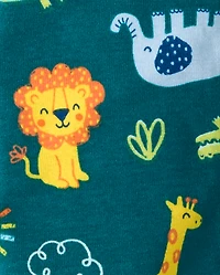 Baby And Toddler Boys Safari Snug Fit Cotton One Piece Pajamas