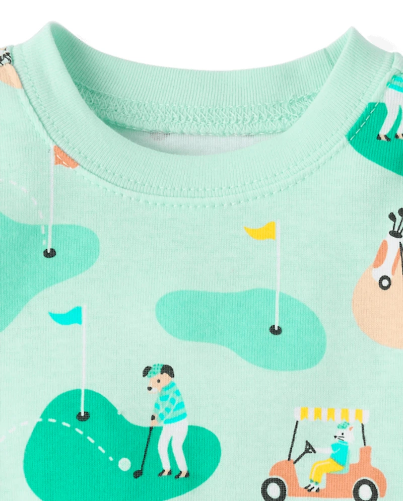 Baby And Toddler Golf Snug Fit Cotton Pajamas