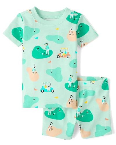 Baby And Toddler Golf Snug Fit Cotton Pajamas