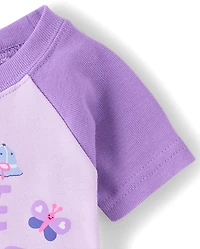 Baby And Toddler Girls Explorer's Club Snug Fit Cotton Pajamas