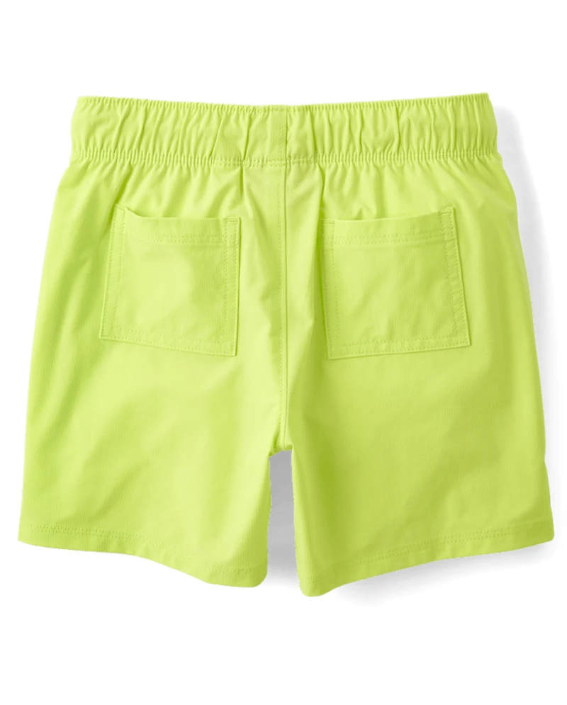Baby And Toddler Boys Quick Dry Ripstop Pool To Play Active Shorts
