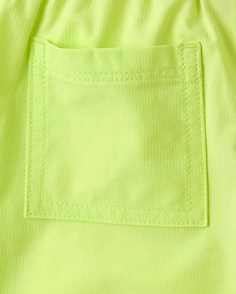 Baby And Toddler Boys Quick Dry Ripstop Pool To Play Active Shorts