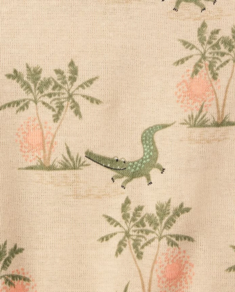 Baby Boys Crocodile Bodysuit 5-Pack