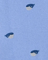 Baby Boys Whale Bodysuit 5-Pack