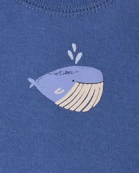 Baby Boys Whale Bodysuit 5-Pack