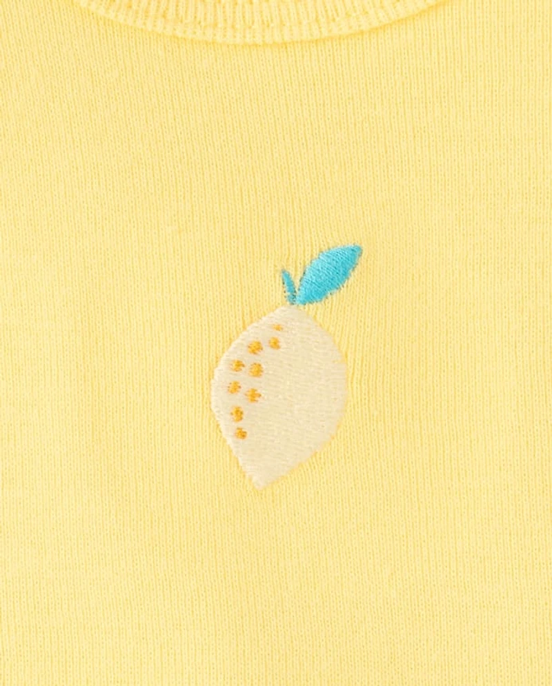 Baby Girls Lemon Bodysuit 5-Pack
