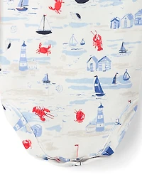Baby Girls Coastal Bodysuit 5-Pack
