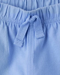 Baby Boys Side Stripe Pull On Shorts 2-Pack