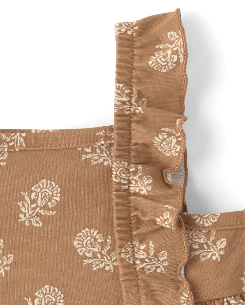 Baby Girls Glitter Giraffe 3-Piece Playwear Set