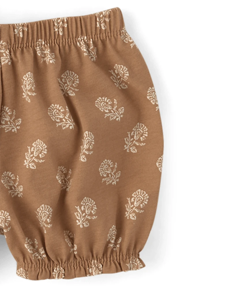 Baby Girls Glitter Giraffe 3-Piece Playwear Set