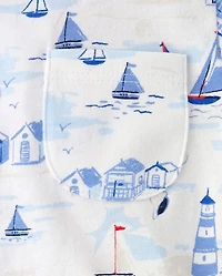 Baby Boys Dad And Me Coastal 2-Piece Outfit Set