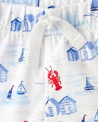 Baby Boys Dad And Me Coastal 2-Piece Outfit Set