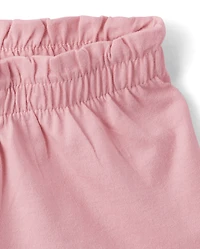 Short taille haute léopard pour bébé fille (lot de 2)