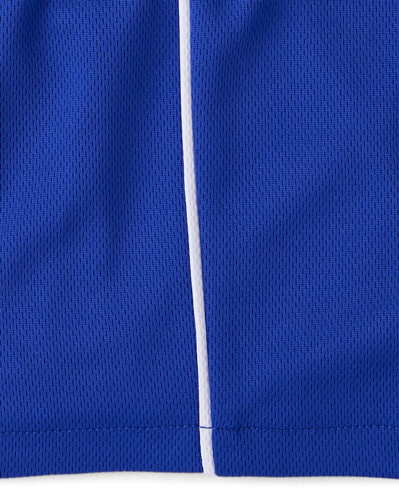 Short de sport en maille à séchage rapide pour garçon