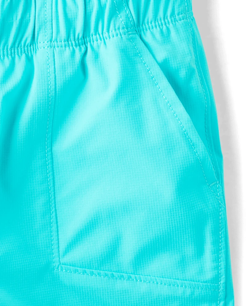 Boys Quick Dry Ripstop Pool To Play Active Shorts