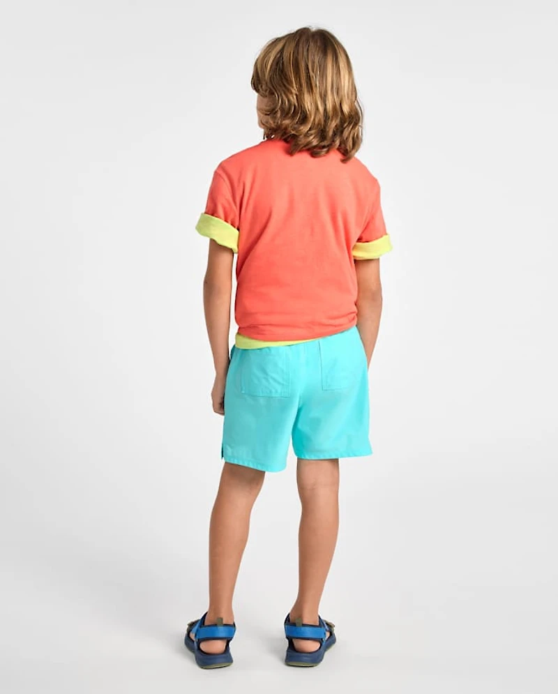 Boys Quick Dry Ripstop Pool To Play Active Shorts