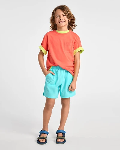 Boys Quick Dry Ripstop Pool To Play Active Shorts